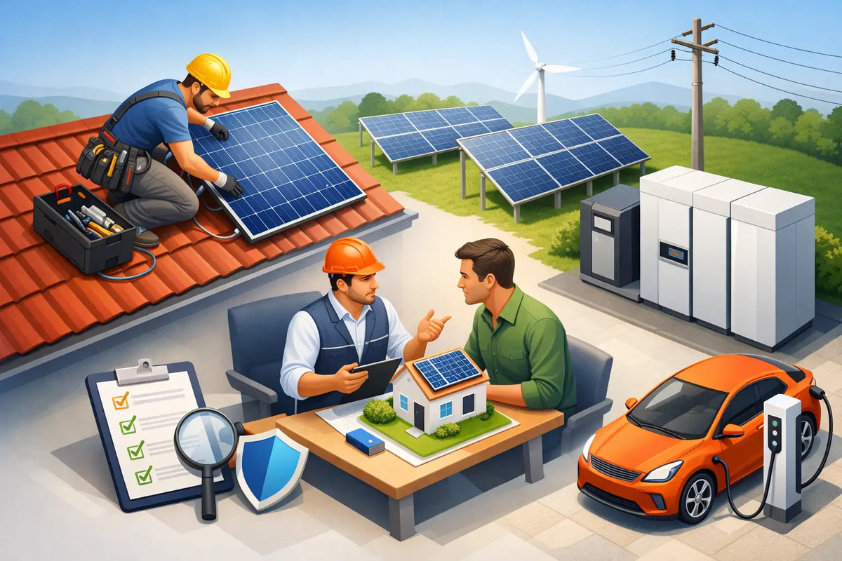 Most important criteria for selecting a photovoltaic installer