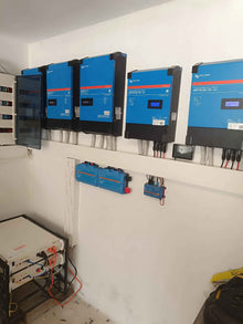 Victron Energy 3x8kW φωτοβολταϊκό σύστημα  Μπαταρία  Pytes LiFePO4 25kWh 6000 Κύκλων