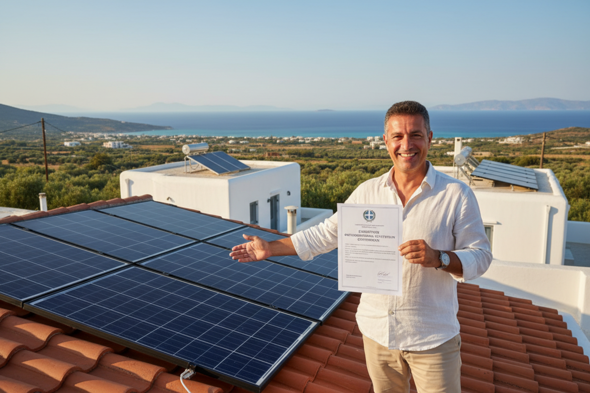 Έργο σε στέγη με αποτέλεσμα